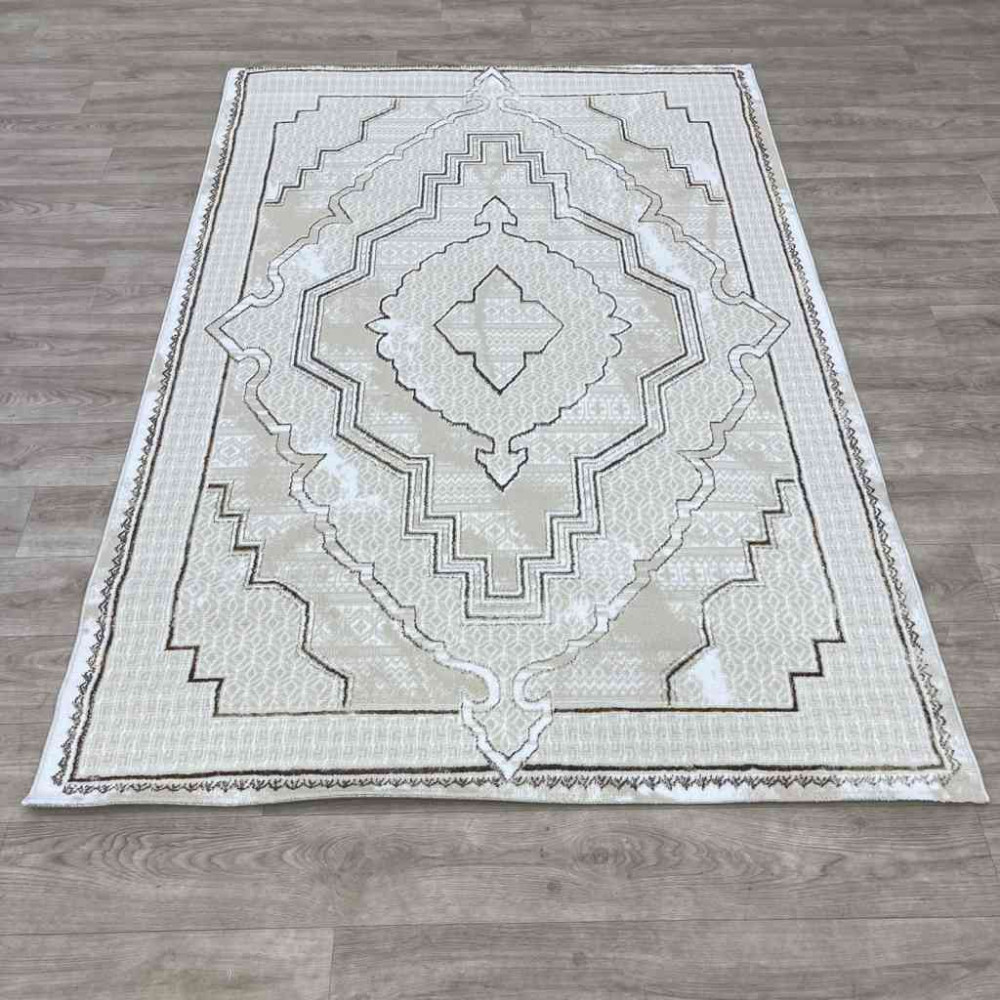 سجاد تركي ميا 11236B بيج بني مقاس 100*200