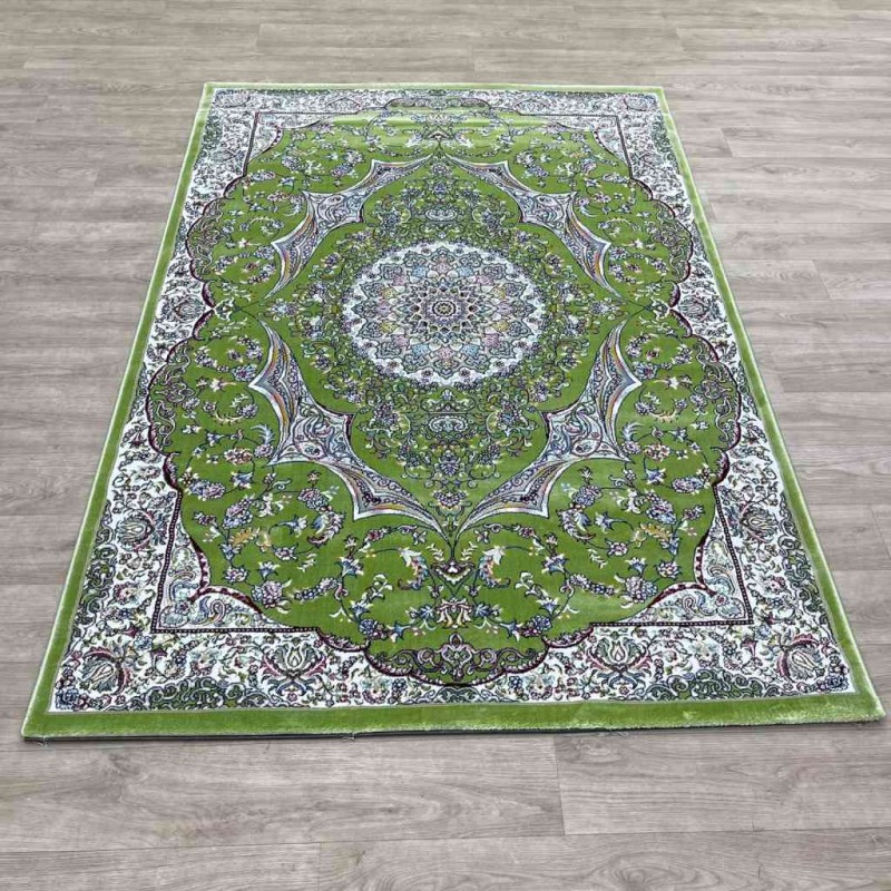 سجاد تركي احلامي كلاسيك سميك ناعم ODT97A اخضر مقاس 400*600
