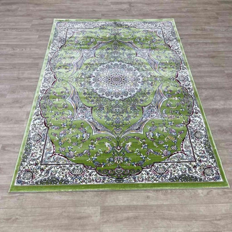 سجاد تركي احلامي كلاسيك سميك ناعم ODT97A اخضر مقاس 400*600
