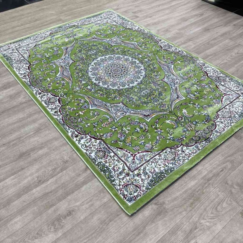 سجاد تركي احلامي كلاسيك سميك ناعم ODT97A اخضر مقاس 400*600