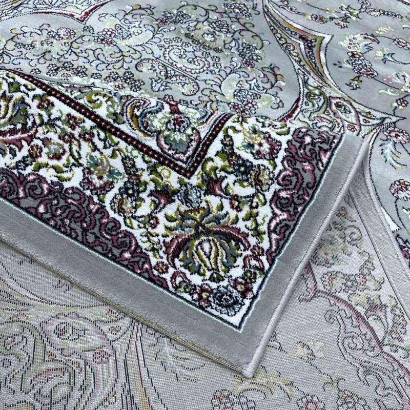 سجاد تركي احلامي كلاسيك سميك ناعم ODT97A رصاصي مقاس 400*600