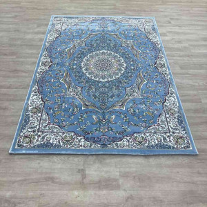 سجاد تركي احلامي كلاسيك سميك ناعم ODT97A سماوي مقاس 100*200