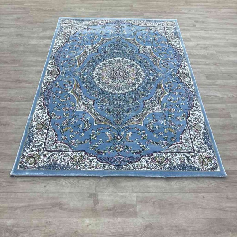سجاد تركي احلامي كلاسيك سميك ناعم ODT97A سماوي مقاس 400*500