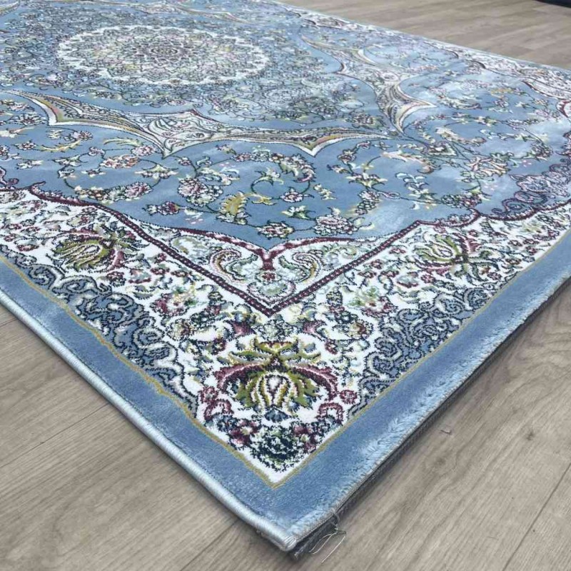 سجاد تركي احلامي كلاسيك سميك ناعم ODT97A سماوي مقاس 400*500