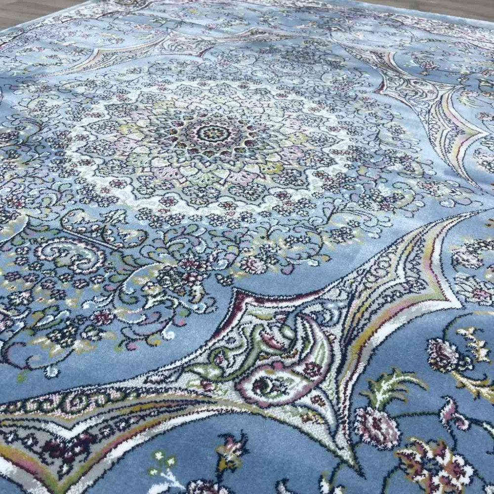 سجاد تركي احلامي كلاسيك سميك ناعم ODT97A سماوي مقاس 100*200 سجاد تركي احلامي كلاسيك سميك ناعم ODT97A سماوي مقاس 100*200