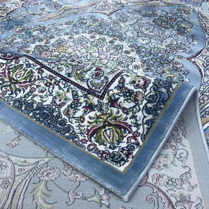 سجاد تركي احلامي كلاسيك سميك ناعم ODT97A سماوي مقاس 400*500