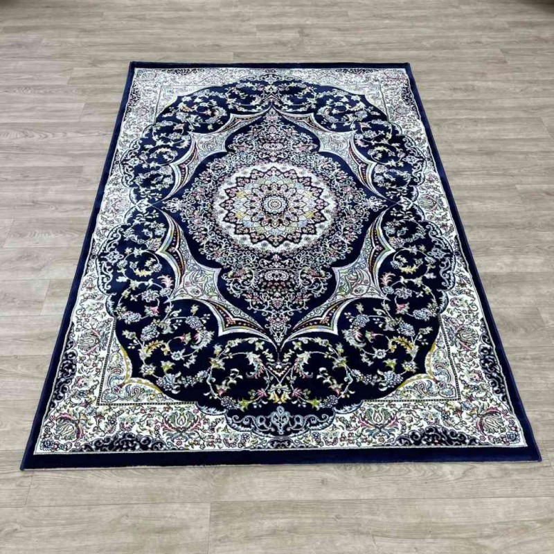 سجاد تركي احلامي كلاسيك سميك ناعم ODT97A كحلي مقاس 100*300