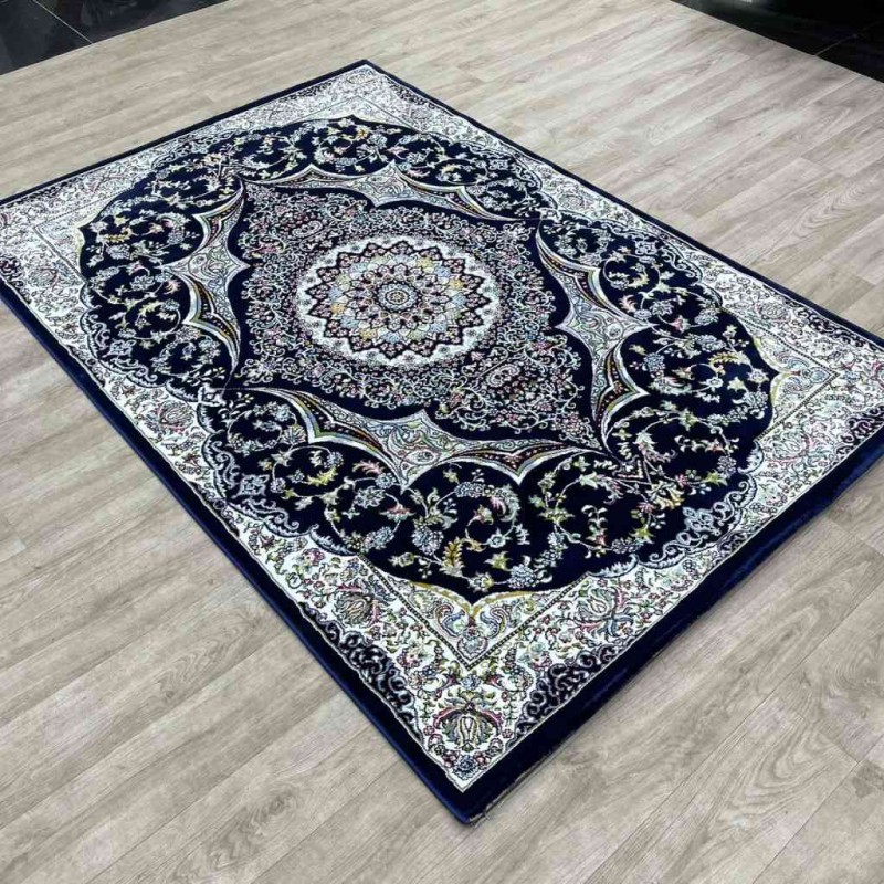 سجاد تركي احلامي كلاسيك سميك ناعم ODT97A كحلي مقاس 100*300