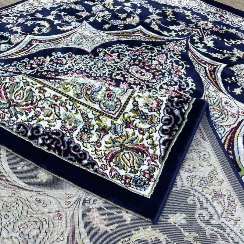 سجاد تركي احلامي كلاسيك سميك ناعم ODT97A كحلي مقاس 100*300