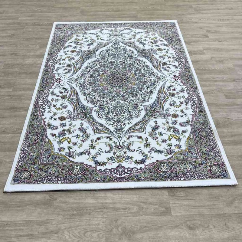 سجاد تركي احلامي كلاسيك سميك ناعم ODT97A ابيض مقاس 50*80