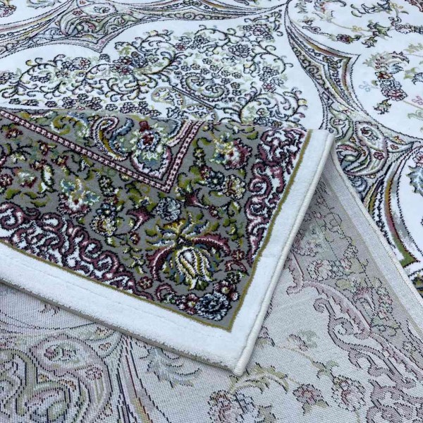 Turkish Dream Carpet Classic Thick Soft ODT97A White Size 100*200