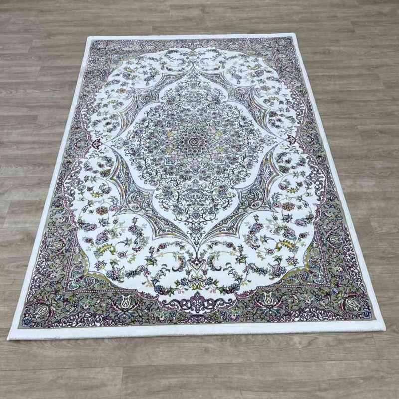 سجاد تركي احلامي كلاسيك سميك ناعم ODT97A ابيض مقاس 50*80