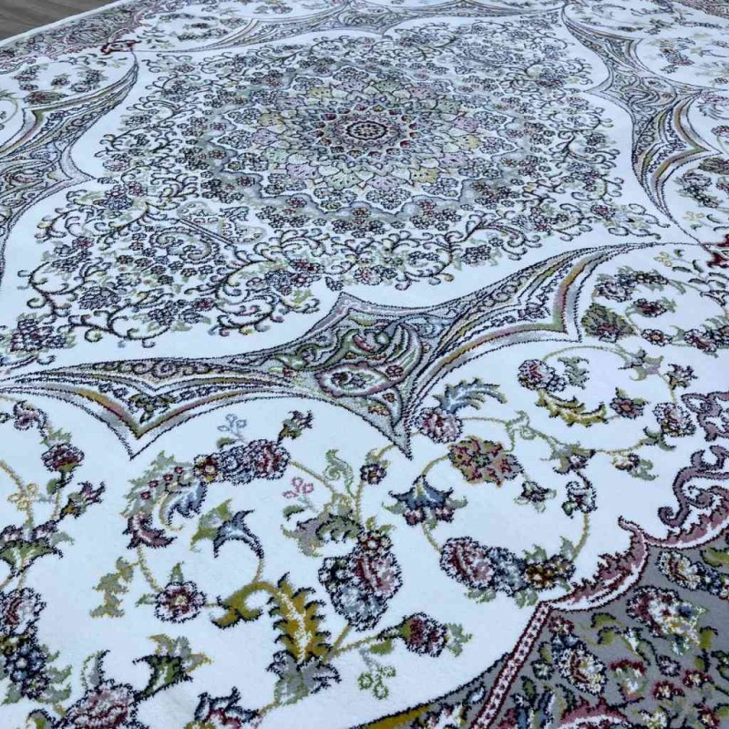 سجاد تركي احلامي كلاسيك سميك ناعم ODT97A ابيض مقاس 50*80