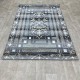 Turkish carpet Silhouette pattern No 04917B a modern and distinctive pattern dark gray color