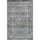 Turkish carpet Silhouette pattern No 04917B a modern and distinctive pattern dark gray color