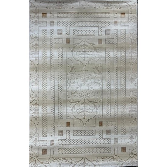 Turkish carpet Khayal pattern No 04917B a modern and distinctive pattern cream color