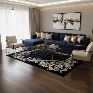 JANAN Turkish Modern Rugs S1014 NAVY size 250*350