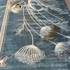 JANAN Turkish Modern Rugs S1015 blue size 100*300
