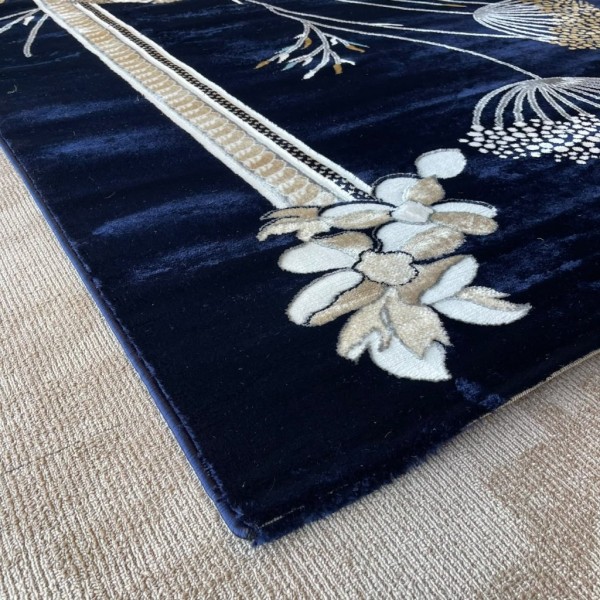JANAN Turkish Modern Rugs S1015 NAVY size 300*400