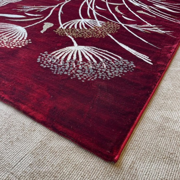 JANAN Turkish Modern Rugs S1015 BURGUNDY size 250*350