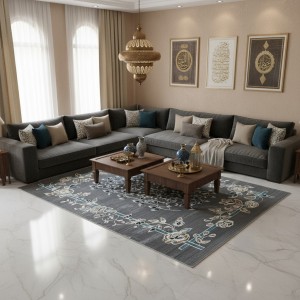 سجاد كلاسيك مالمو تركي S1019 رصاصي مقاس 300*400