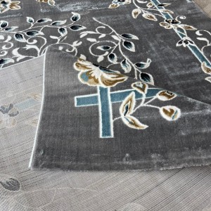 سجاد كلاسيك مالمو تركي S1019 رصاصي مقاس 300*400