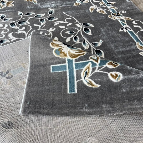 MALMO Turkish classic Rugs S1019 gray size 200*300