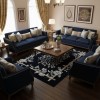 سجاد كلاسيك مالمو تركي S1019 كحلي مقاس 100*200