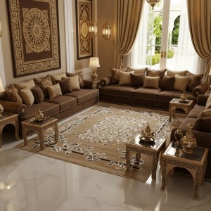 سجاد كلاسيك مالمو تركي S1019 فيزون مقاس 50*80