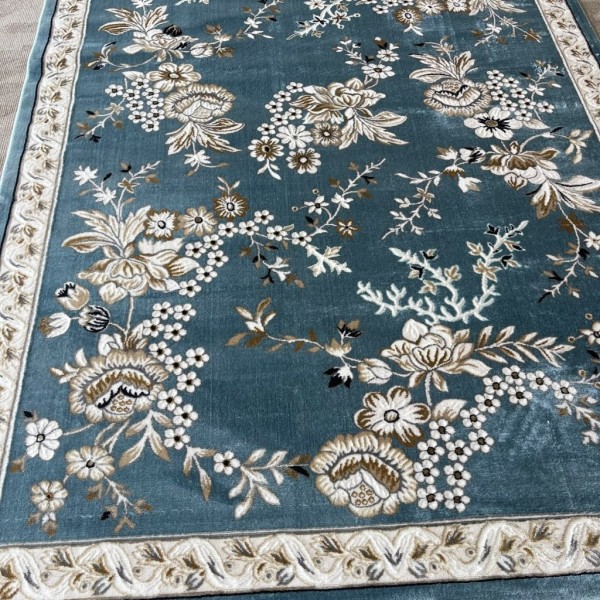 MALMO Turkish classic Rugs S1020 blue size 80*150