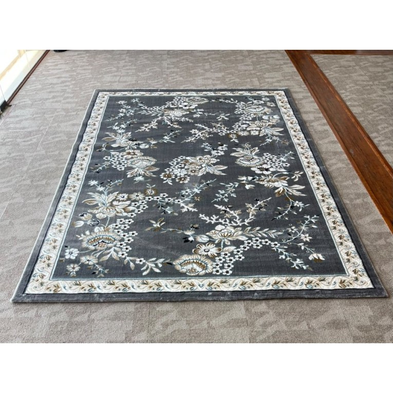 سجاد كلاسيك مالمو تركي S1020 رصاصي مقاس 50*80
