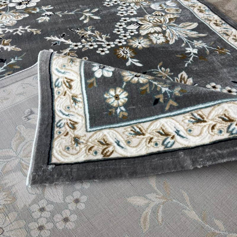 سجاد كلاسيك مالمو تركي S1020 رصاصي مقاس 300*400