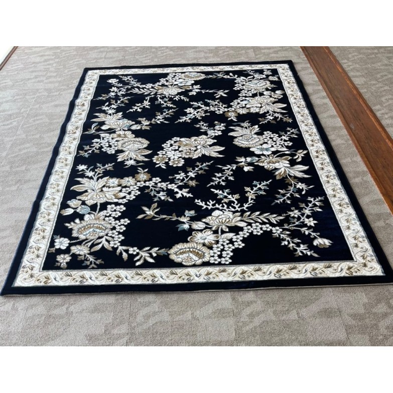 MALMO Turkish classic Rugs S1020 NAVY size 100*300