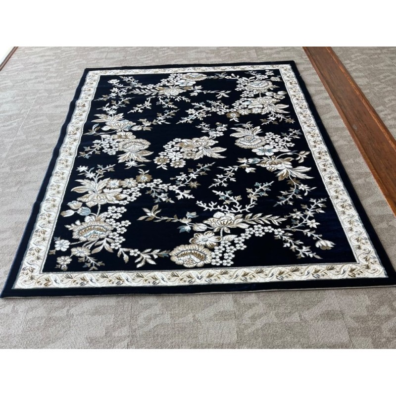 سجاد كلاسيك مالمو تركي S1020 كحلي مقاس 250*350