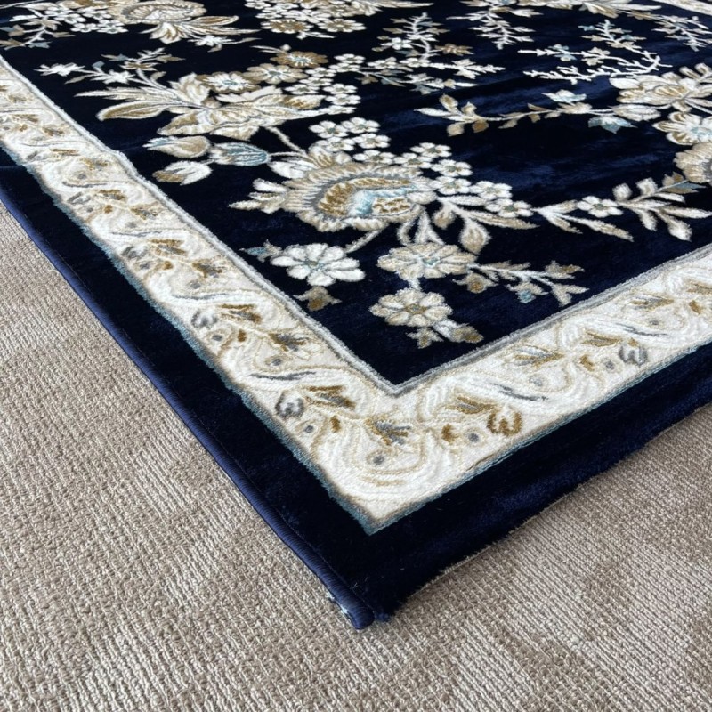 سجاد كلاسيك مالمو تركي S1020 كحلي مقاس 250*350