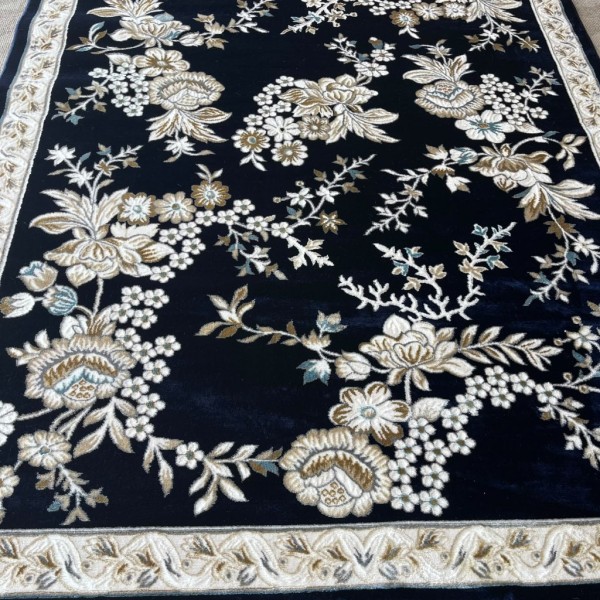 MALMO Turkish classic Rugs S1020 NAVY size 50*80