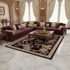 MALMO Turkish classic Rugs S1020 BURGUNDY size 250*350
