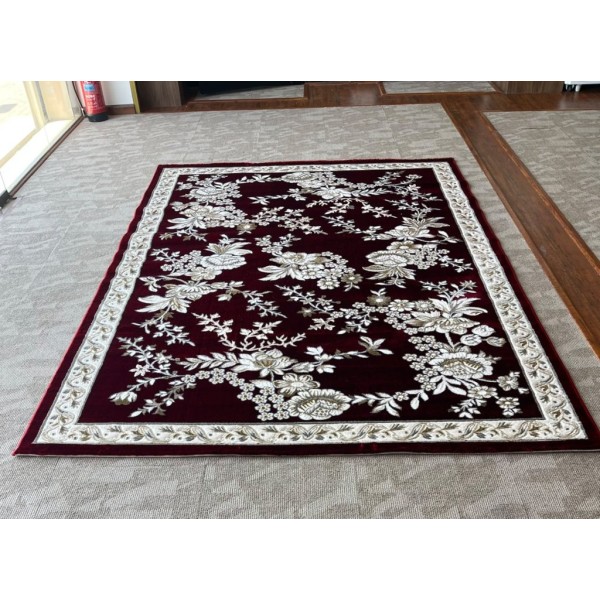 MALMO Turkish classic Rugs S1020 BURGUNDY size 250*350