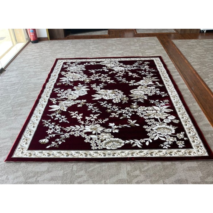 MALMO Turkish classic Rugs S1020 BURGUNDY size 150*220