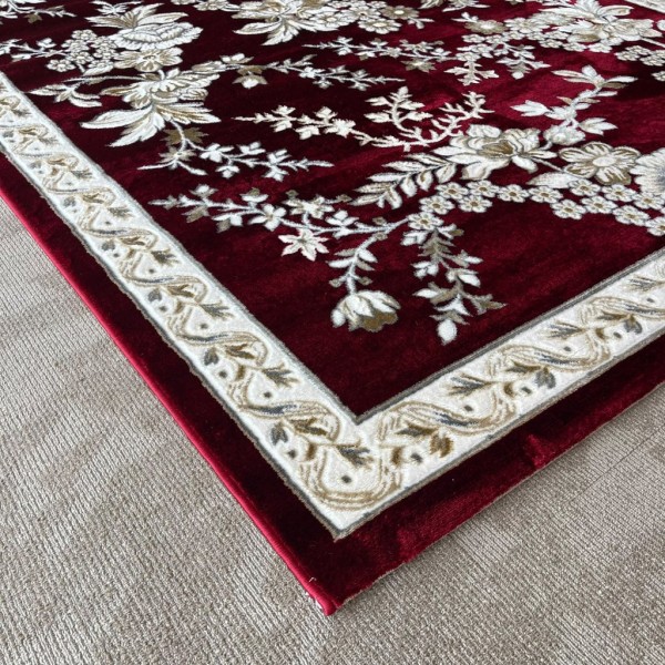 MALMO Turkish classic Rugs S1020 BURGUNDY size 250*350