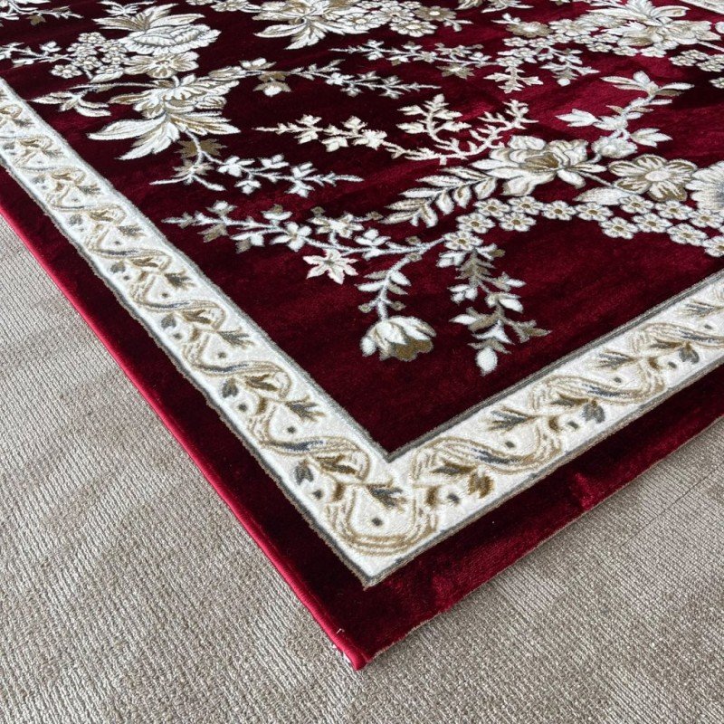 سجاد كلاسيك مالمو تركي S1020 عنابي مقاس 300*400