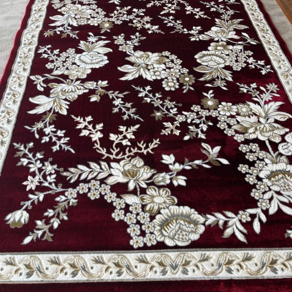 MALMO Turkish classic Rugs S1020 BURGUNDY size 250*350