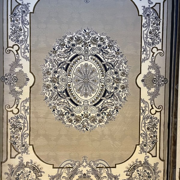 سجادة رازانا تركية 36262A رصاصي فاتح مقاس 300*400