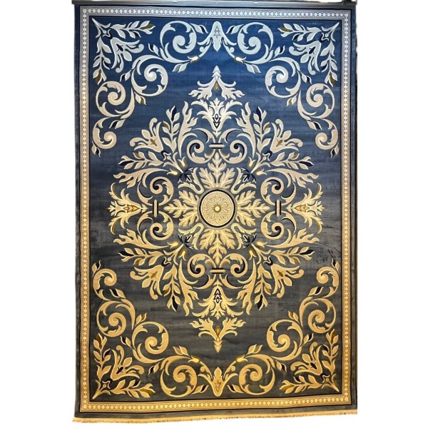 سجادة ريناس تركية 36262A سماوي مقاس 100*300
