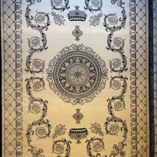 سجادة ريناس تركية 41152A كريم مقاس 100*300