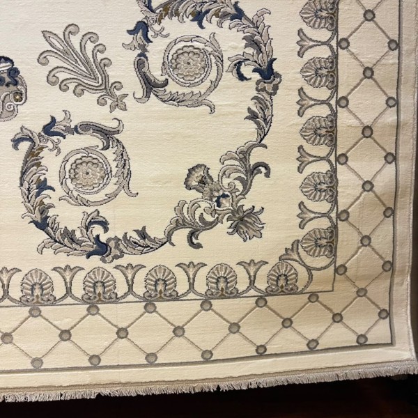 سجادة ريناس تركية 41152A كريم مقاس 100*300