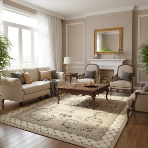 RINAS Turkish Carpet 41152A Light gray Size 200*300