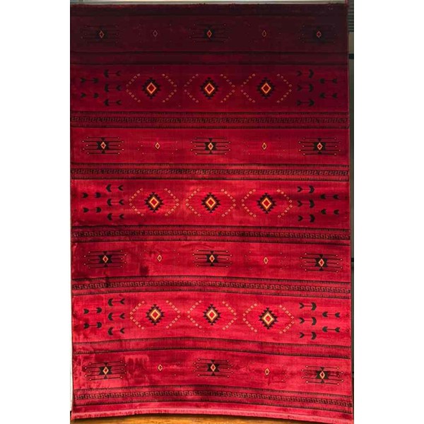 Turkish Bukhari Super Afghani Rug 07381 Red Size 250*350