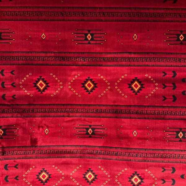 Turkish Bukhari Super Afghani Rug 07381 Red Size 250*350