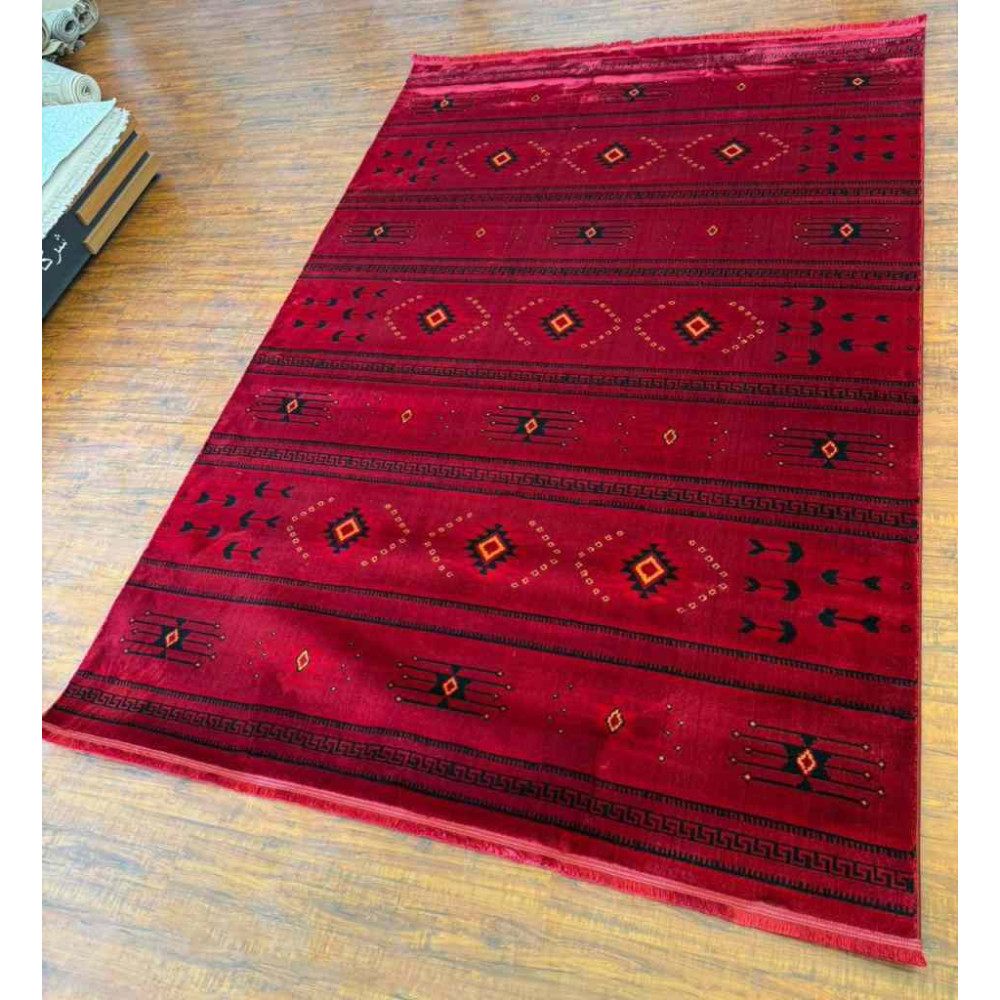 سجاد تركي بخارى سوبر افغاني 07381 احمر مقاس 250*350 سجاد تركي بخارى سوبر افغاني 07381 احمر مقاس 250*350
